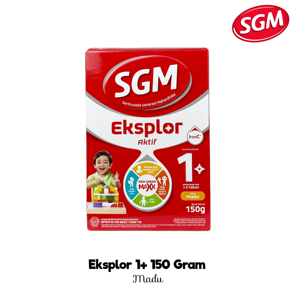 

Susu SGM Eksplor 1+ Kemasan 150gr Susu Pertumbuhan Anak