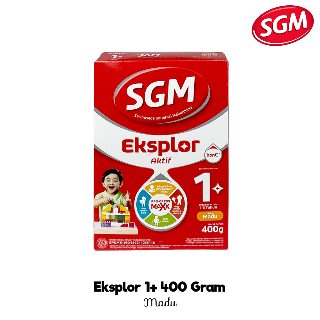 

Susu SGM Eksplor 1+ / 3+ Kemasan 400gr Susu Pertumbuhan Anak