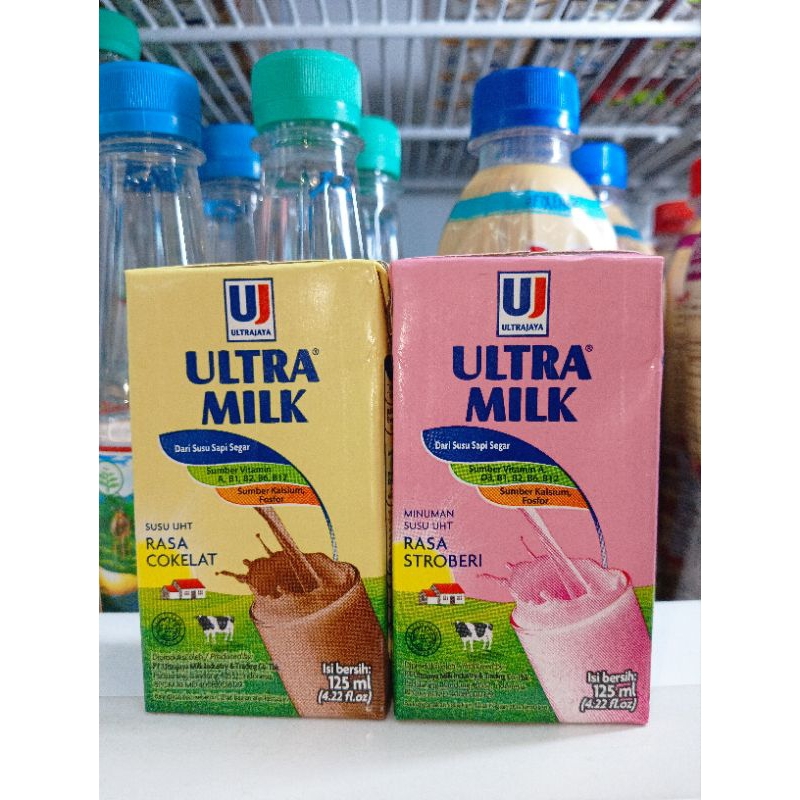 

ULTRA MILK UHT COKLAT/ STRAWBERY 125ML