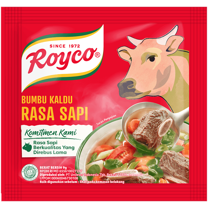 

Royco Sachet Rasa Sapi & Ayam 8gr ( isi 12 sachet )