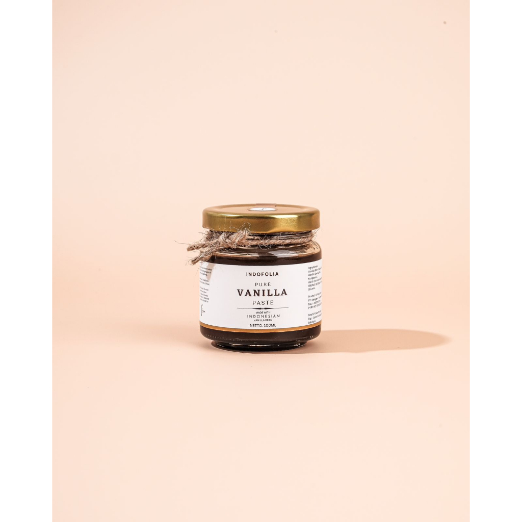 

Vanilla Paste 100ML Aroma Asli Vanilla & Biji Bintik - Bintik Vanilla Bean Melimpah
