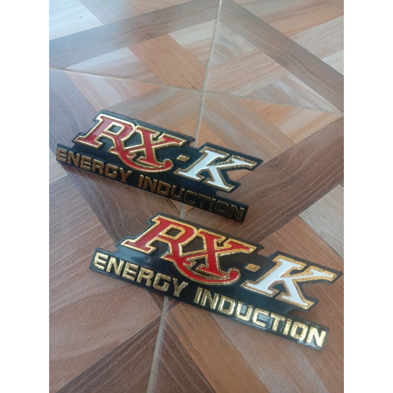 emblem cover samping Yamaha rxk 135 tutup kanan kiri bok aki tepong