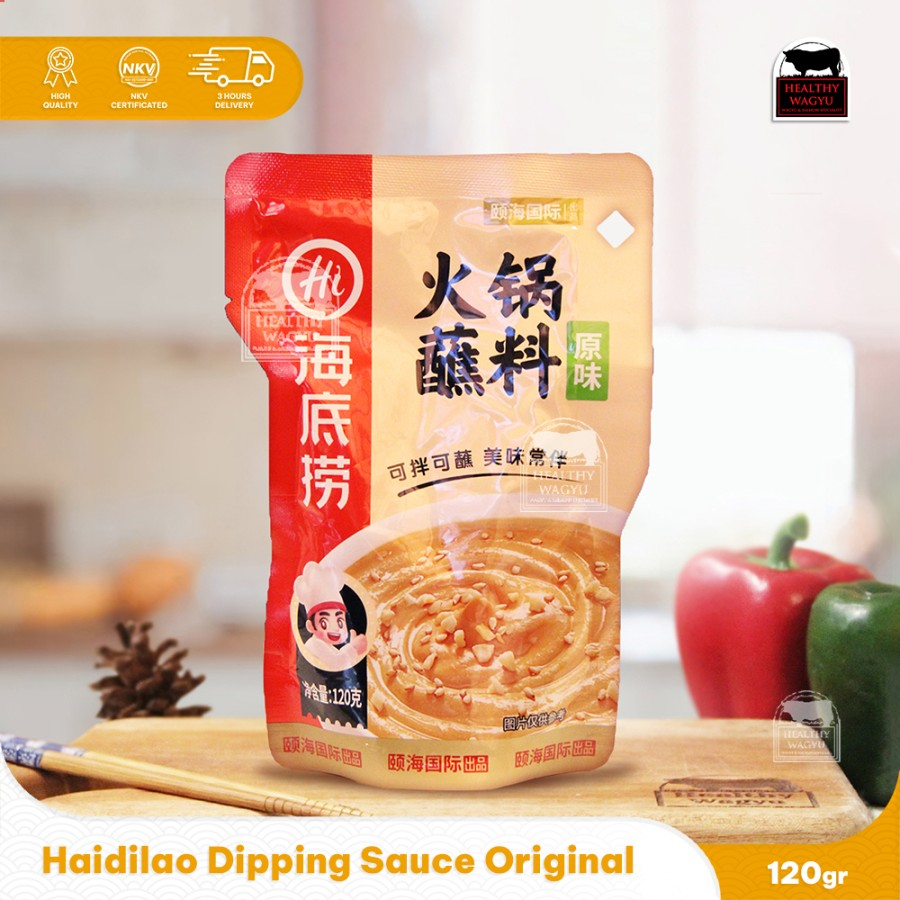 

Haidilao Dipping Sauce Original 120gr Healthy Wagyu