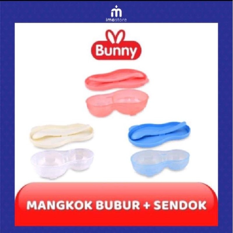 LUSTY BUNNY MANGKOK BUBUR+ SENDOK