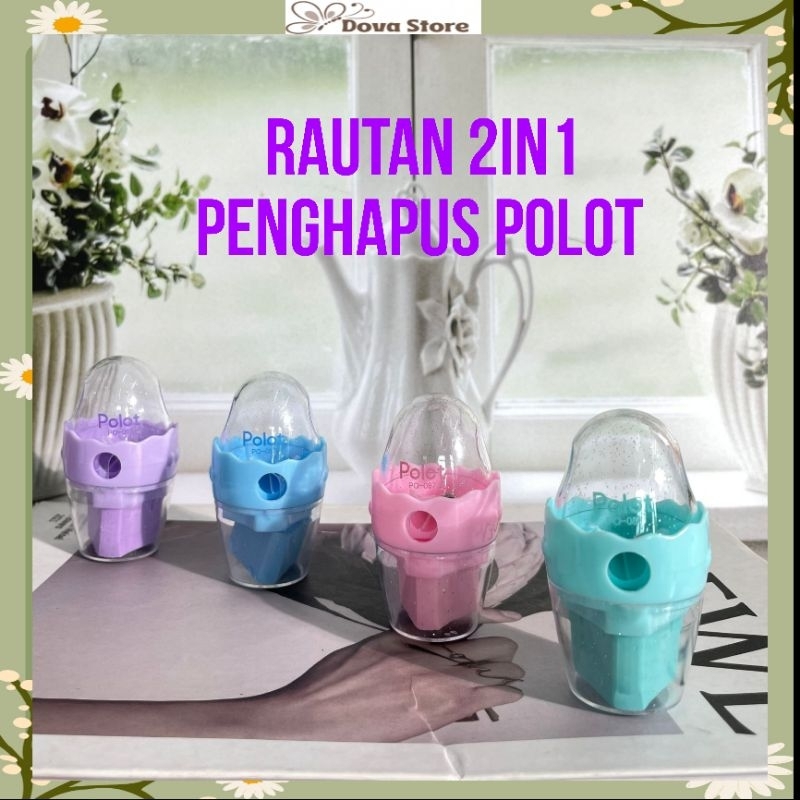 

RAUTAN 2 IN 1 PENGHAPUS POLOT RAUTAN+PENGHAPUS BENTUK LUCU DAN WARNA WARNI