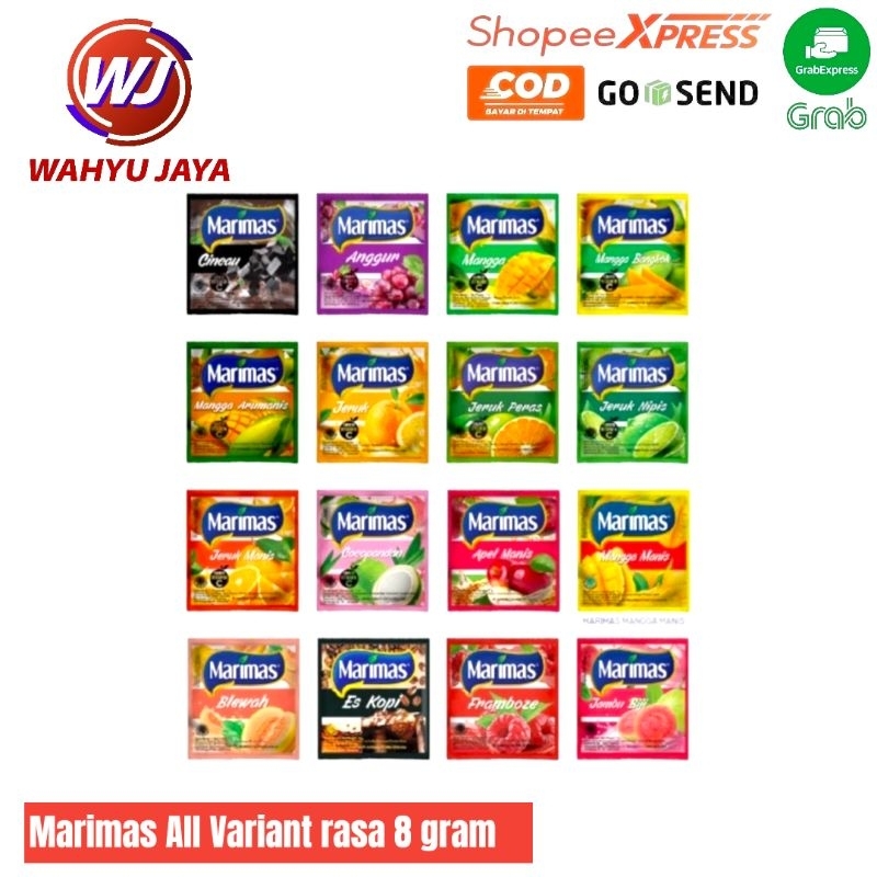 

markisa minuman sachet aneka Variant rasa 8gram