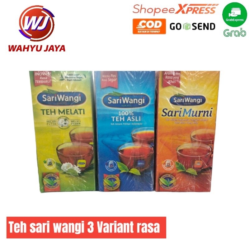 

teh sari wangi celup 50gram 3 Variant rasa