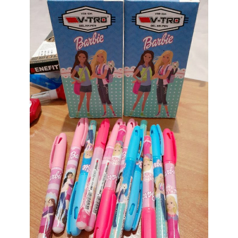 

BARBIE - PULPEN GEL BARBIE V-TRO (12PCS)