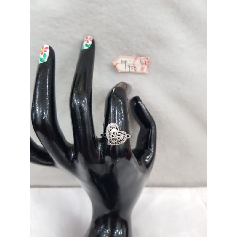 CP3453F146F cincin model love permata emas putih berat 1.750 no 17 d 1,8 kadar 70% 16k