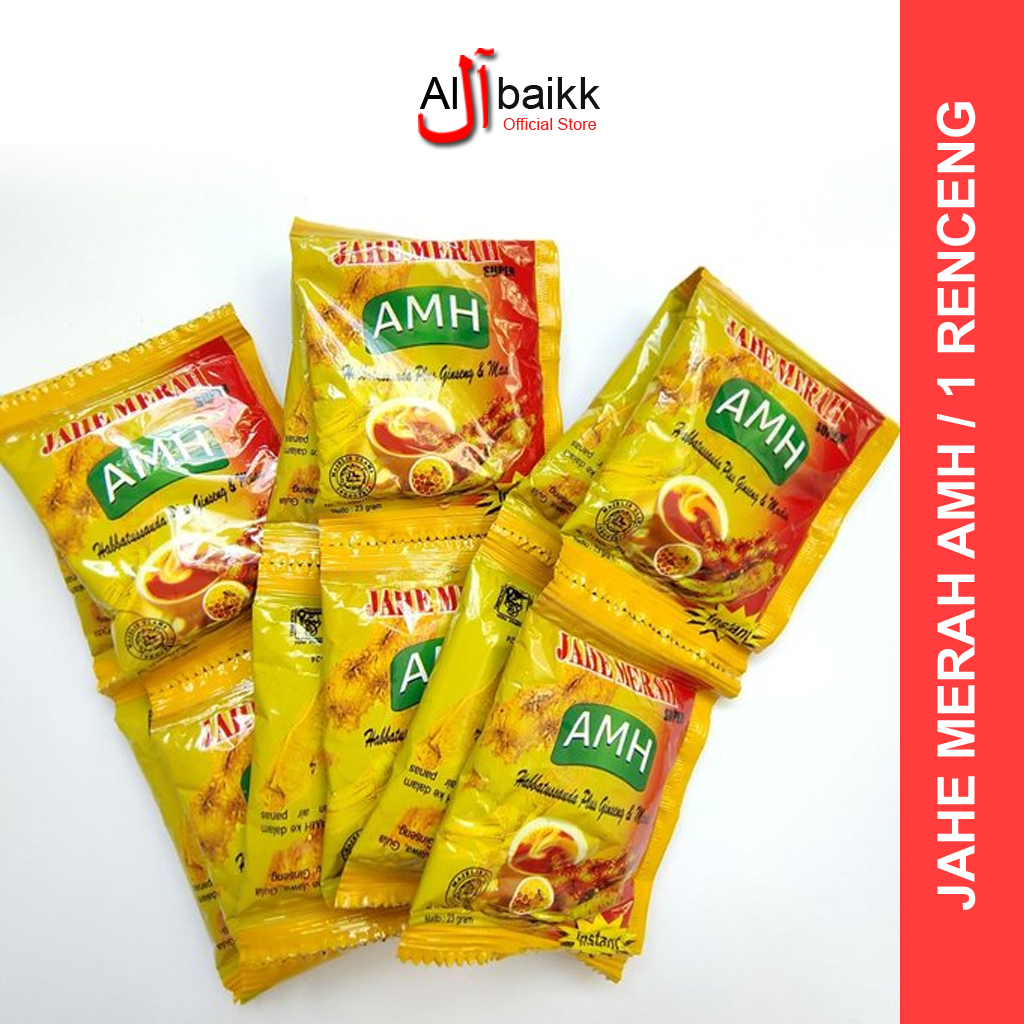 

1 RENCENG Jahe Merah AMH Gingseng Organik Bebas gula