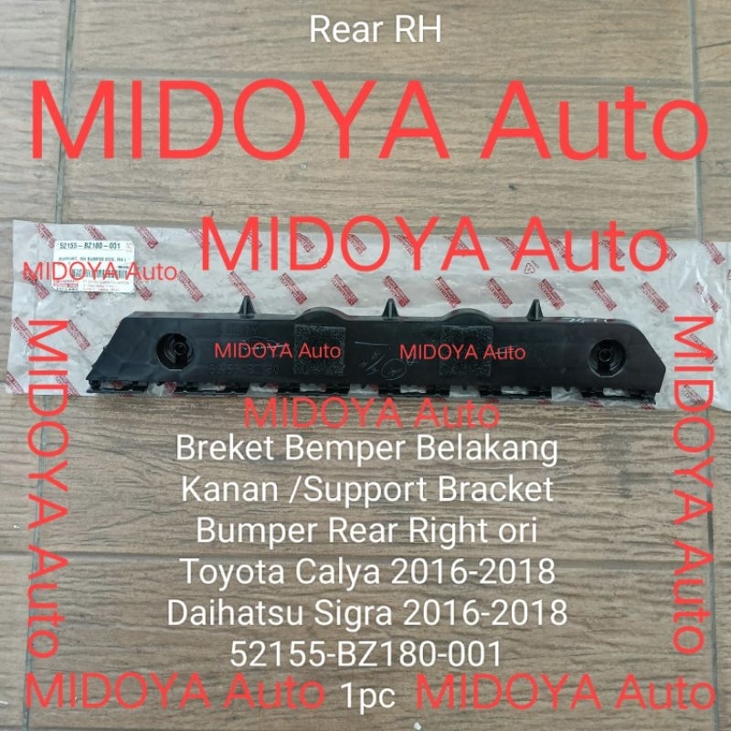 Support Bracket Rear Bumper Breket Bemper Belakang Calya Sigra 2016-2018 ori 52155 52156 BZ180