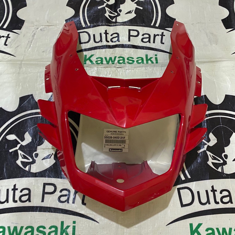 COVER BATOK LAMPU DEPAN NINJA RR NEW MERAH ORIGINAL
