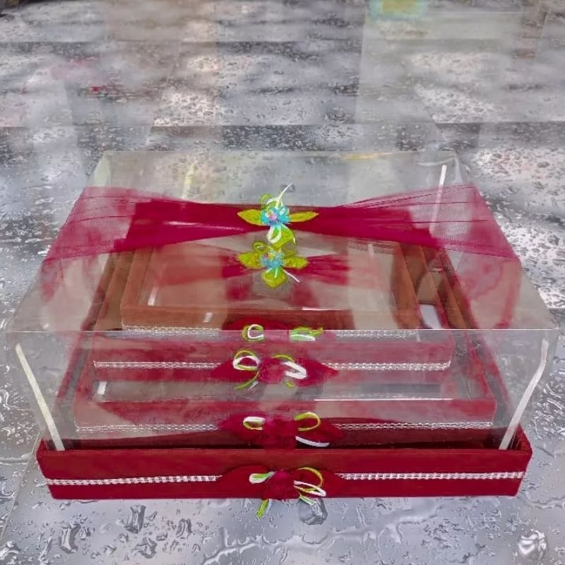 box Hantaran isi 5/Kotak seserahan nikahan/box tunangan/box hantaran