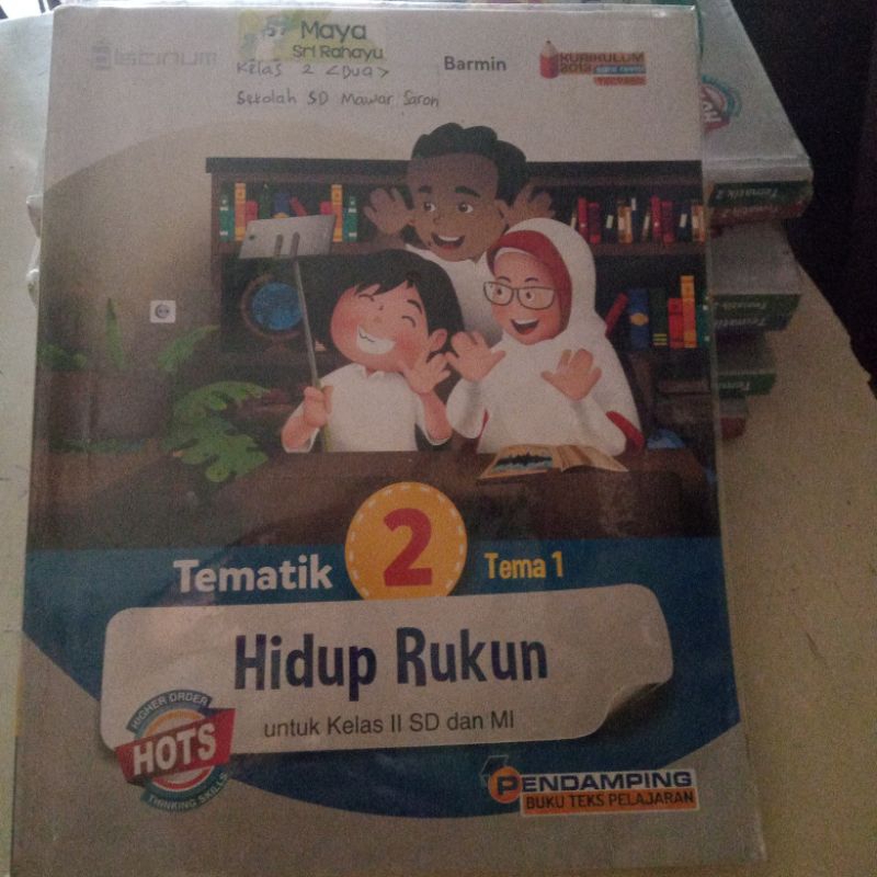 Buku Tematik Kelas 2 SD Tema 1 sampai 8