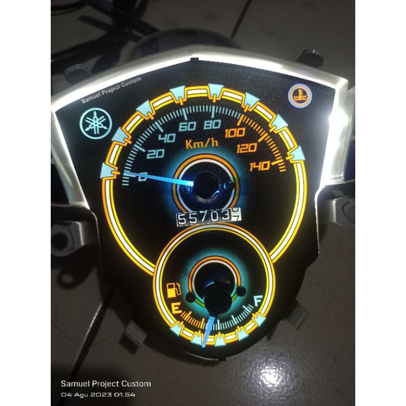 speedometer yahama xeon rc xeon gt fi custom
