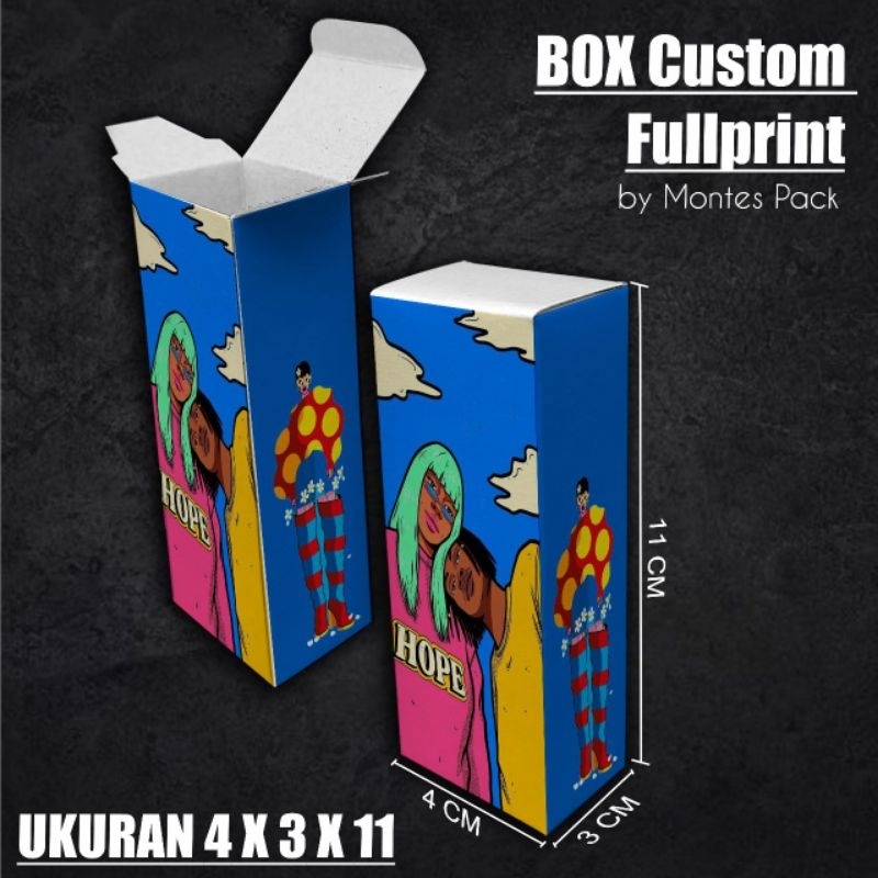 

Box kosmetik CUSTOM / box PRINT / Box 4 x 3 x 11