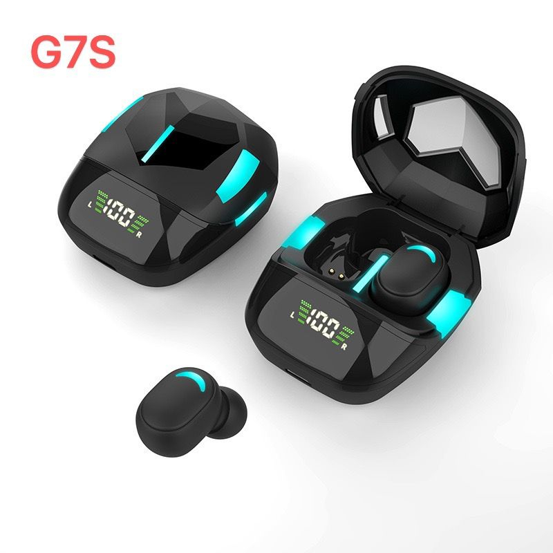 G7S Wireless Gaming Headset Bluetooth 5.1 Earphone Full Bass Noise Cancelling Earbuds HiFi Stereo Ha