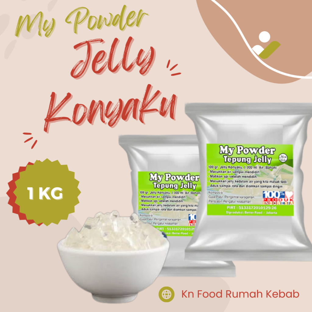 

POWDER JELLY KONYAKU KUALITAS REGULER 1 KG