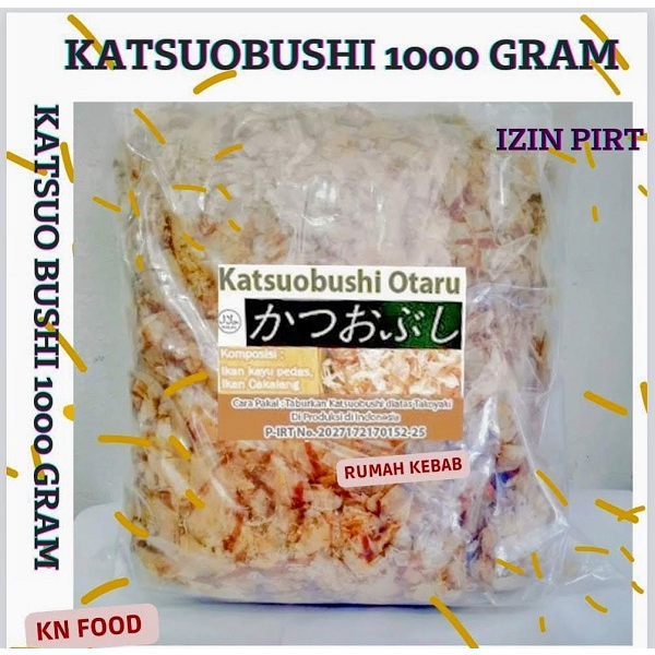 

Katsuobushi Ikan Cakalang 1KG Asap Khas Jepang Takoyaki Jepang 1000 gram