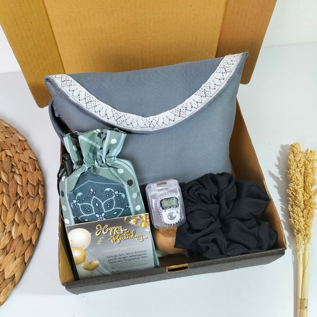 Najafaras - Hampers Mukena Sajadah Gift Set Wanita Muslimah Kado Ulang Tahun Hadiah Sholat