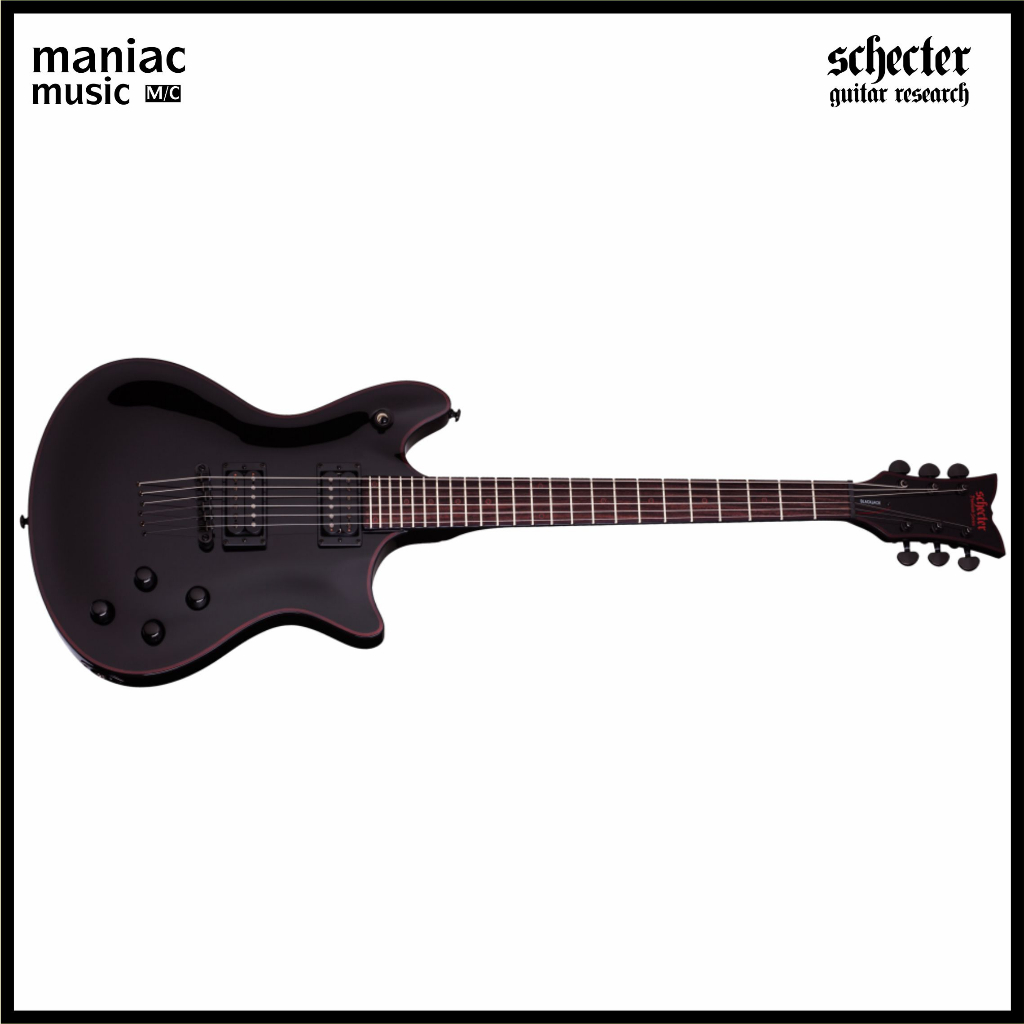 Schecter Blackjack Tempest Gloss Black - Seymour Duncan. Mahogany. HH