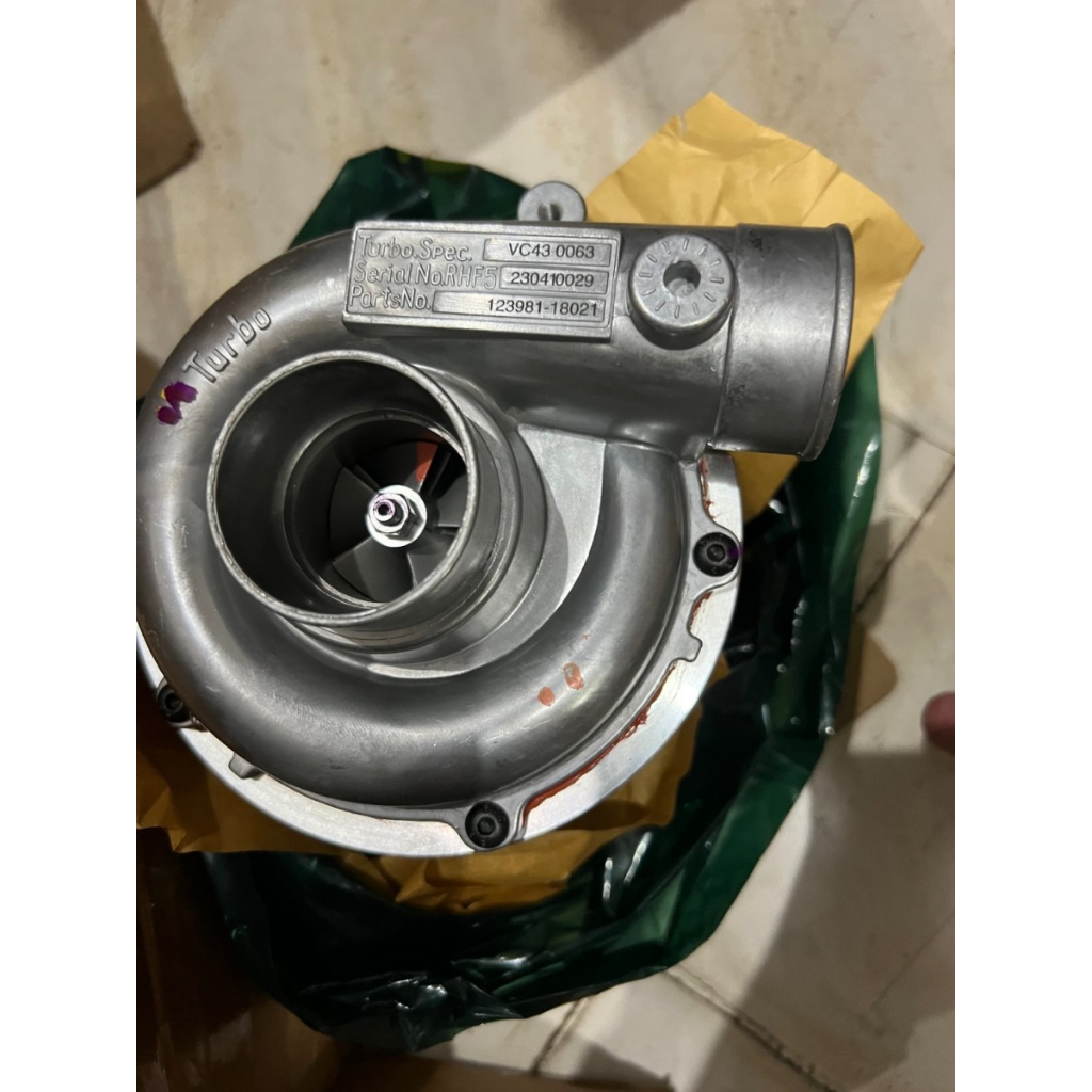 TURBO CHARGER Yanmar rhf5 123981 18021 no wasgate