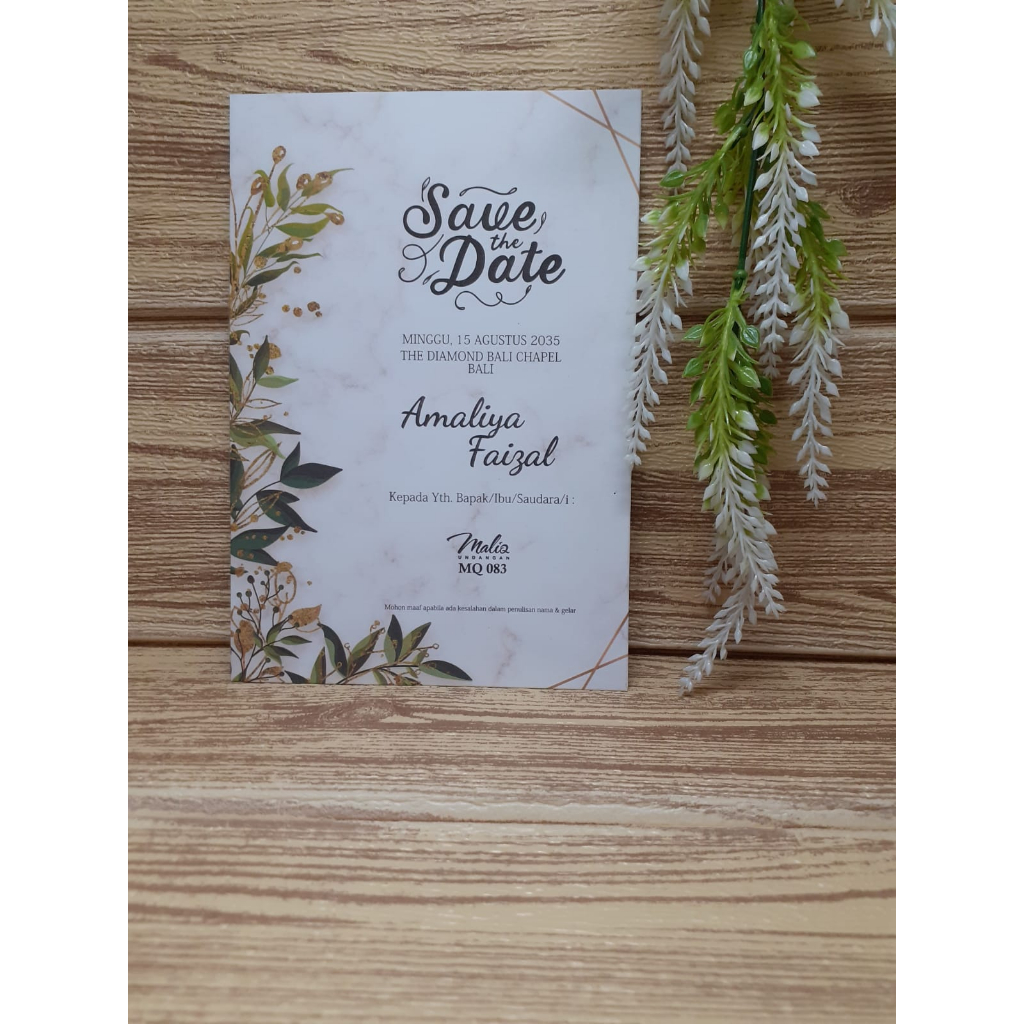 Blangko Undangan Maliq 83 Murah
