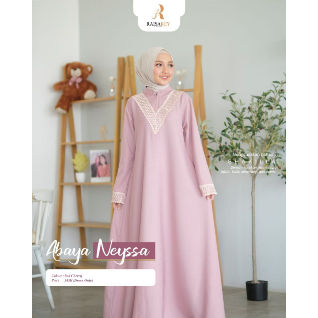 OPEN PRE ORDER ABAYA NEYSSA BY RAISA HIJAB