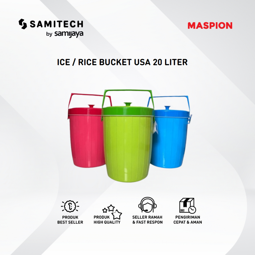 TERMOS NASI - TERMOS ES RICE BUCKET MASPION USA 20 LITER
