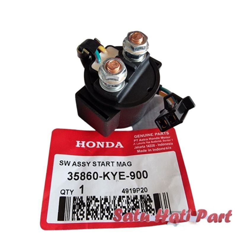 Relay Switch Bendik Starter KYE Mega Pro New, Verza AHM Honda