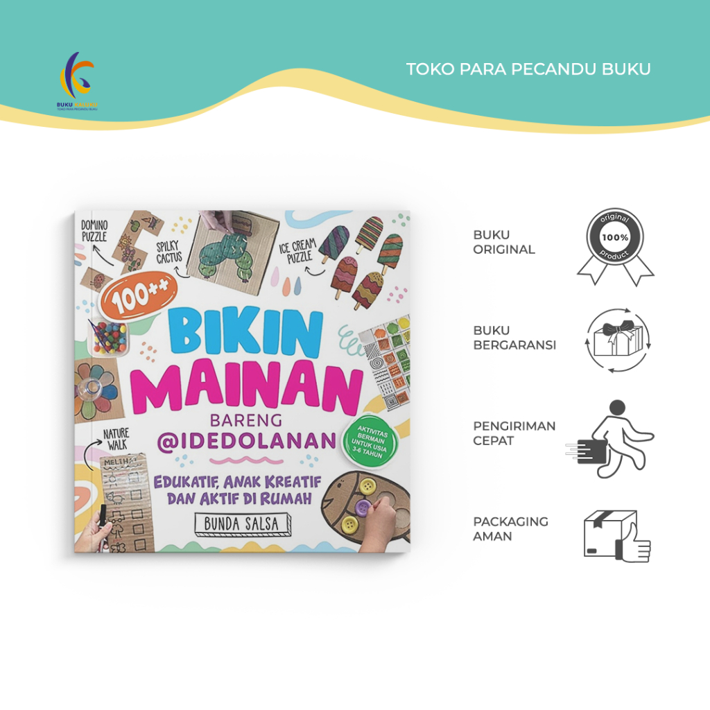 

Buku Parenting - Bikin Mainan Bareng @idedolanan - Bunda Salsa - Anak Kita - Bukukaluku