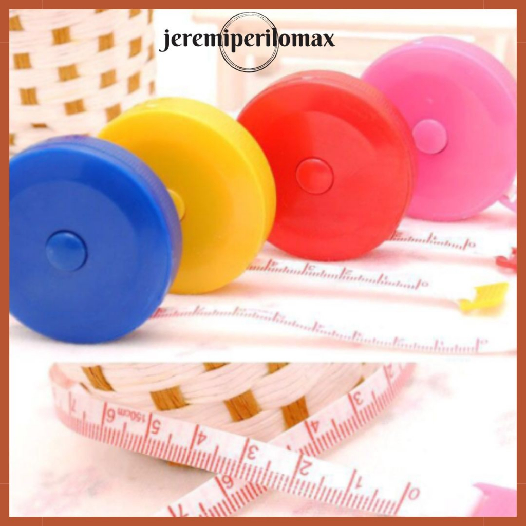 ❤jeremiperilomax❤Meteran Kain / Meteran Baju / Meteran Badan / model pita gulung / METERAN MINI PORT