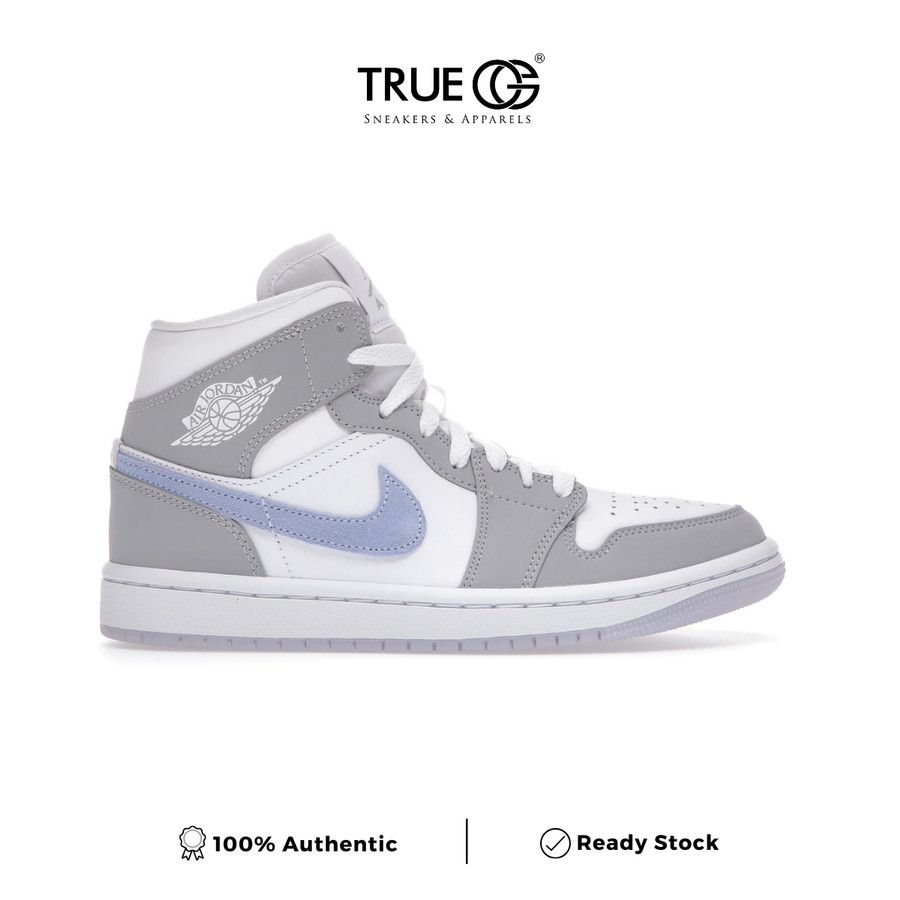 Air Jordan 1 Mid Wolf Grey (W) Authentic