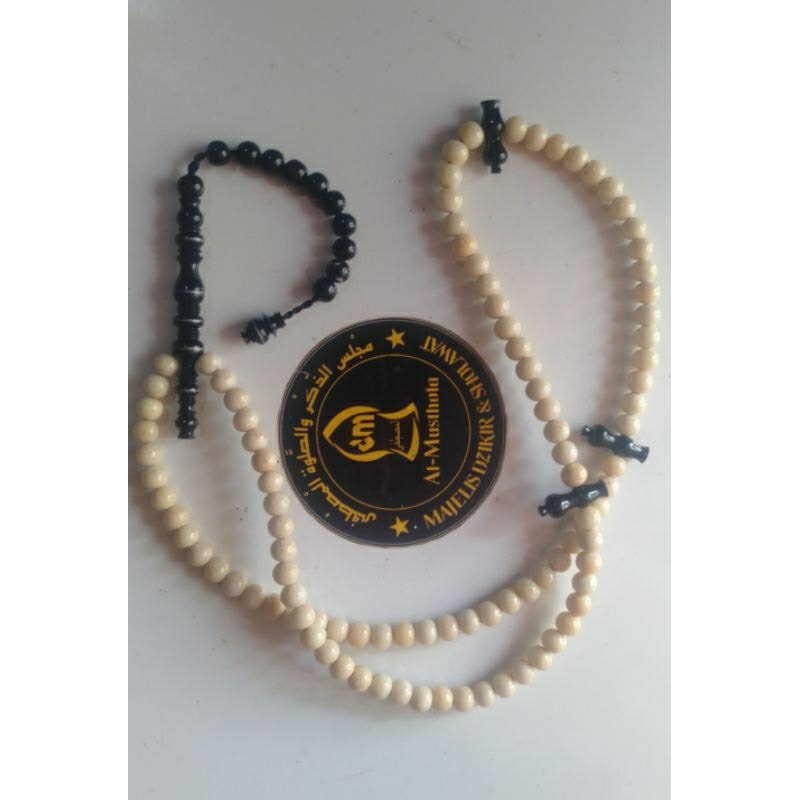 Tasbih Marjan Putih Kombinasi Yuser