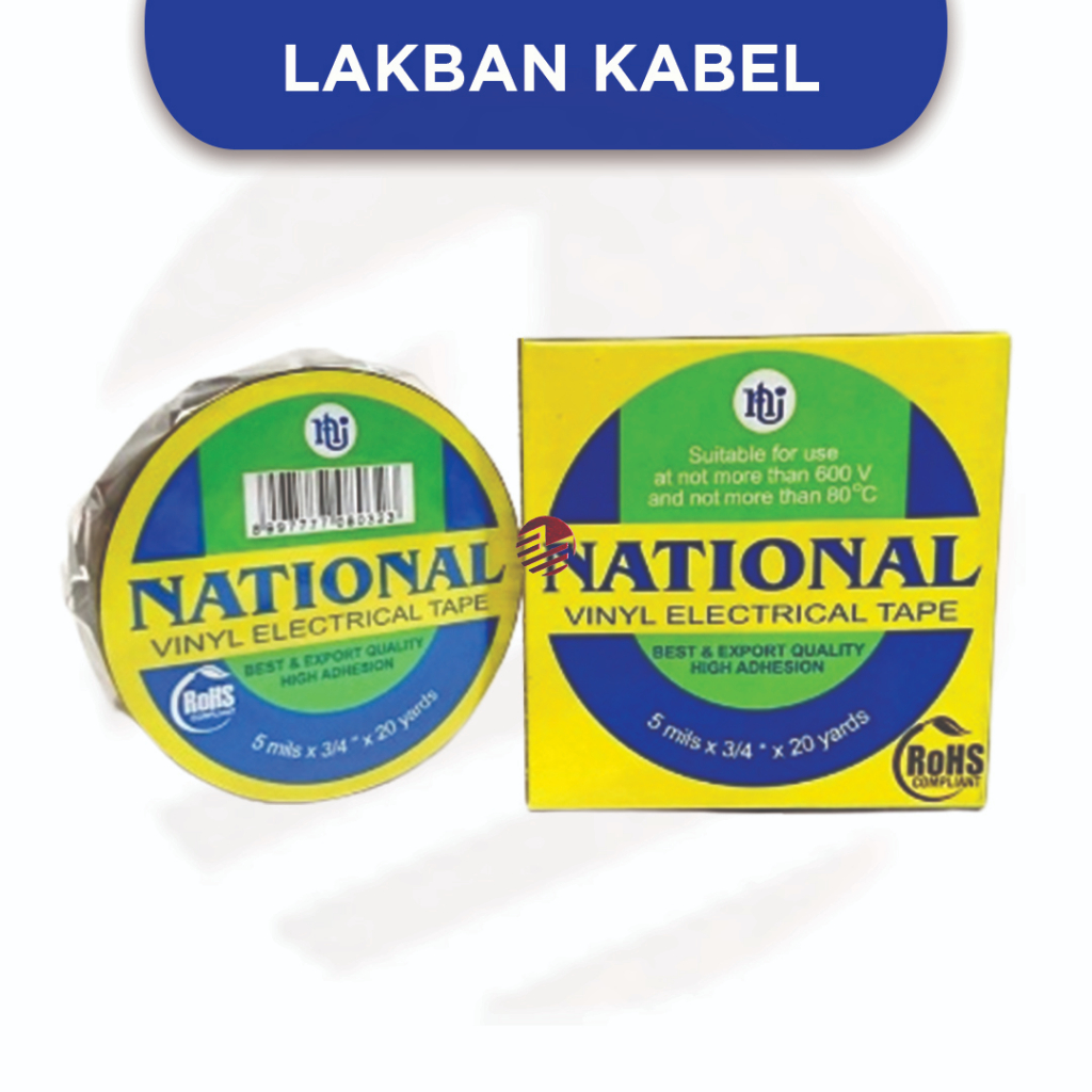 

Lakban/Isolasi KABEL - NATIONAL