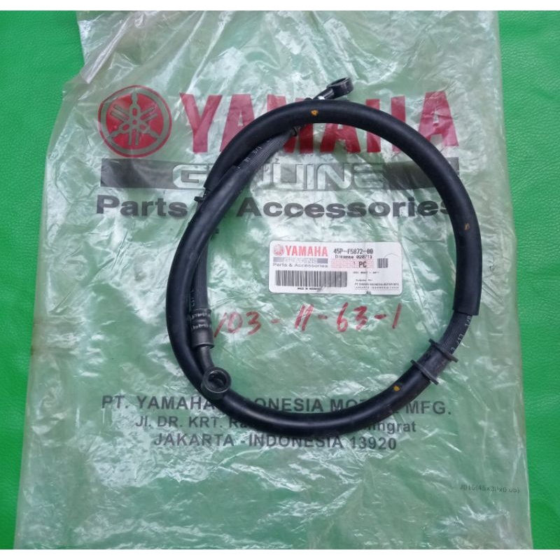 selang rem depan cakram yamaha Byson original