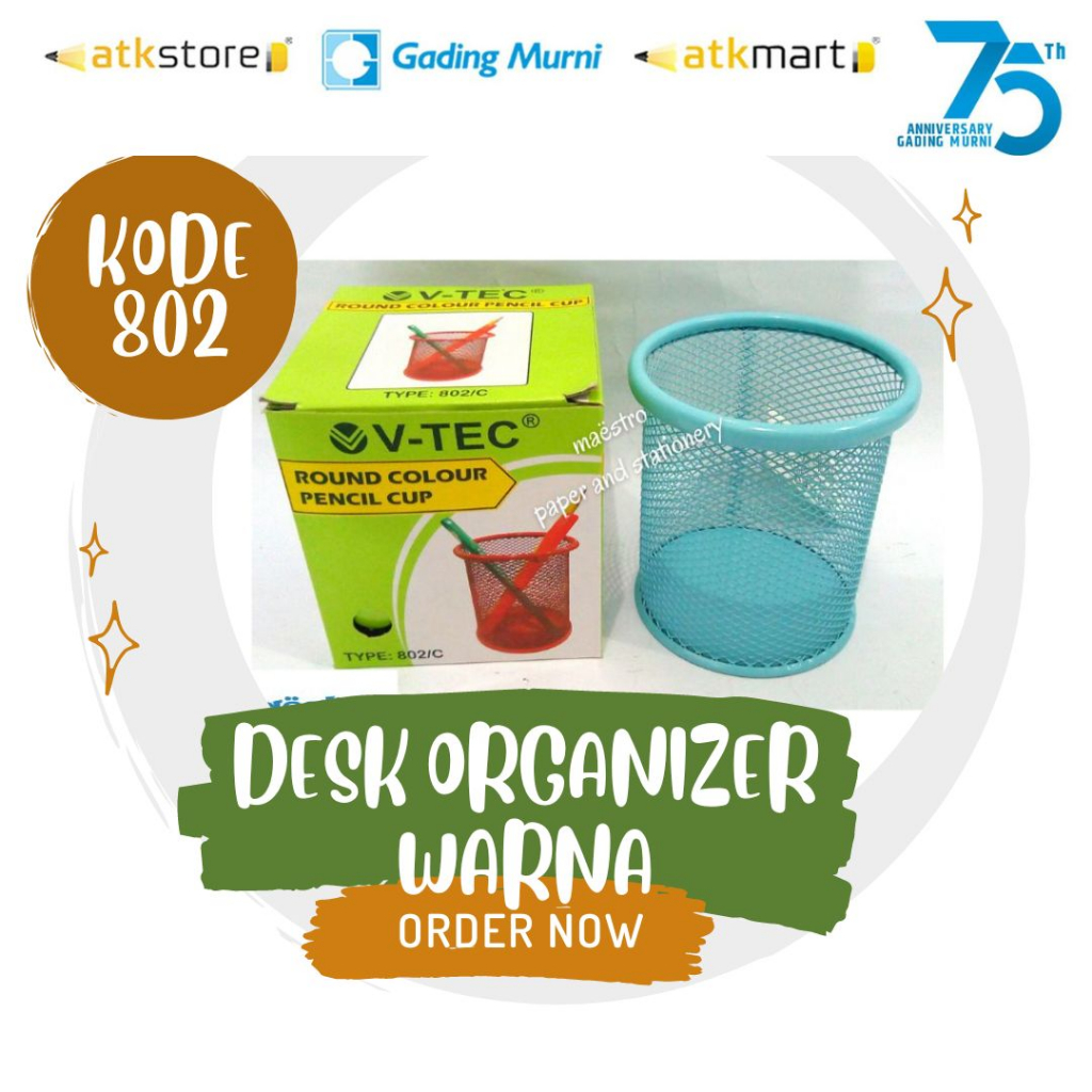 V-tec Tempat Pensil 802 II V-tec Desk Organizer Vt-802