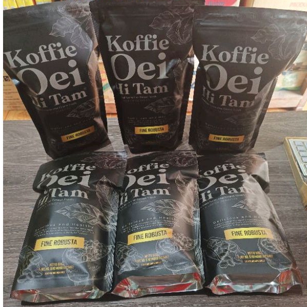 

Bubuk Kopi Oei Hitam 500gram khas Bagan Riau / coffee halus kasar giling wangi khas bagansiapiapi kopi rumah kapitan