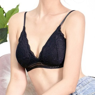 YOOMEI Bra Wanita Tanpa Kawat Bahan Halus Pakaian Dalam bralette Push Up Elastis Sexy