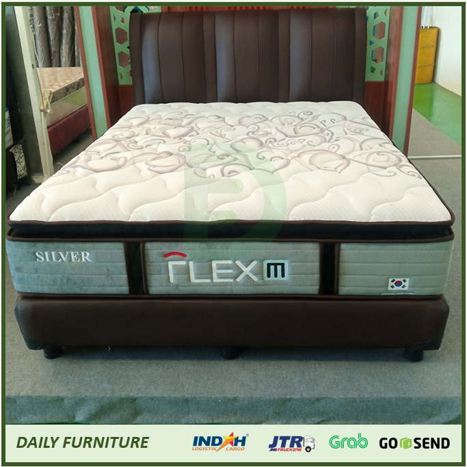 Matras Kasur Spring Bed 6kaki King Size Flex Garansi 15 Tahun Anti Bakteri High Density Foam