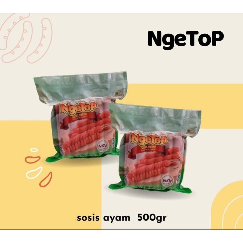 

[FROZEN FOOD] Sosis Ngetop 500gr