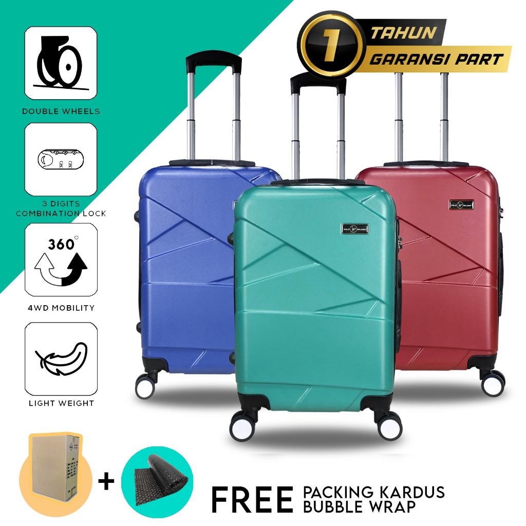 Koper Hardcase Polo Milano 24 Inch 728120 GARANSI PART