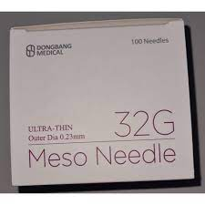 Jarum Skinbooster Mesotherapy 32G  X 4mm/ Elasty Meso Needle ORIGINAL-PCS