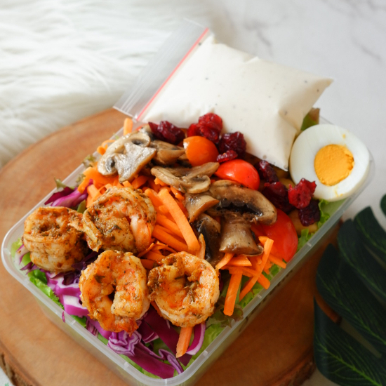 

Cajun Shrimp Salad Bowl - Ready in 3 Hours - Salad Haus by Nochi Kitchen