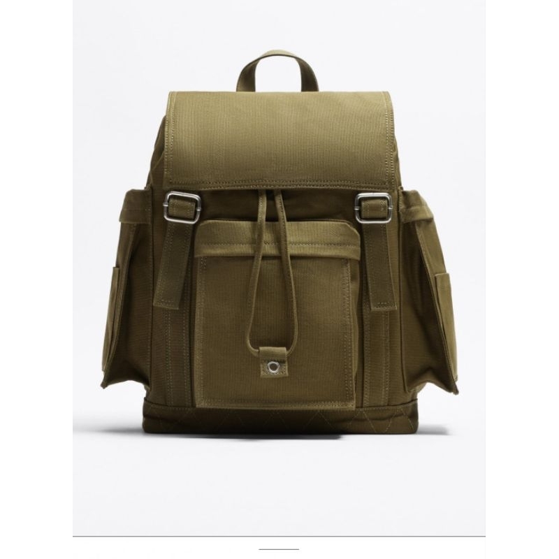 ZARA CANVAS EXPLORER BACKPACK 100% ORIGINAL
