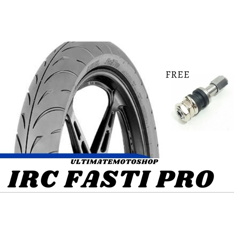 BAN MOTOR IRC FASTI PRO 100/80-14 TUBELESS RING 14