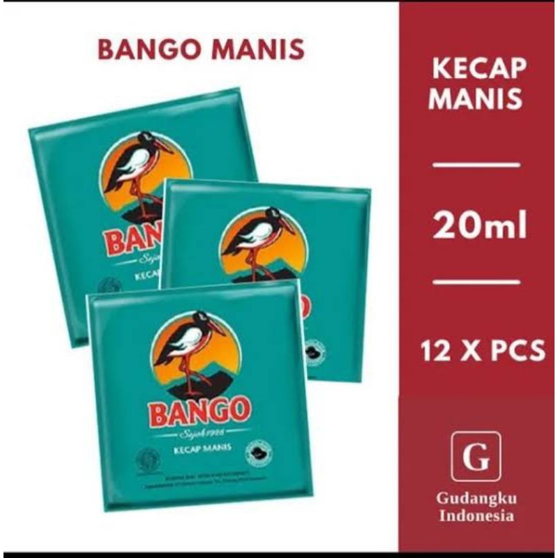 

Kecap Bango Sachet 20ml 12pc / Kecap Manis Renceng 20ml