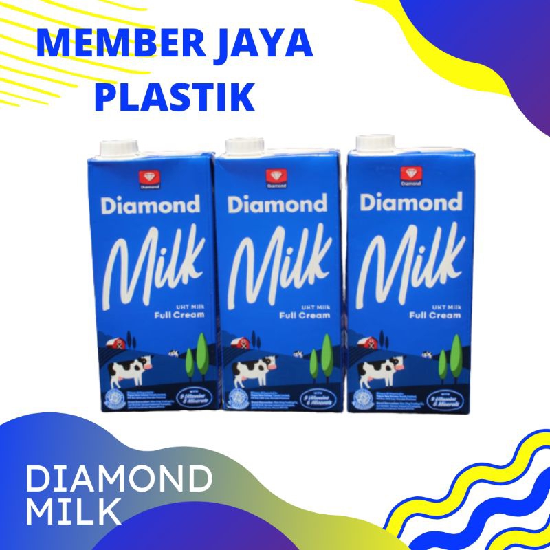 

Susu Diamond Milky Uht Full Cream 1 Liter