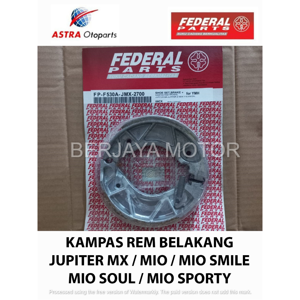 KAMPAS REM BELAKANG JUPITER MX MIO MIO SOUL MIO SOUL GT FEDERAL
