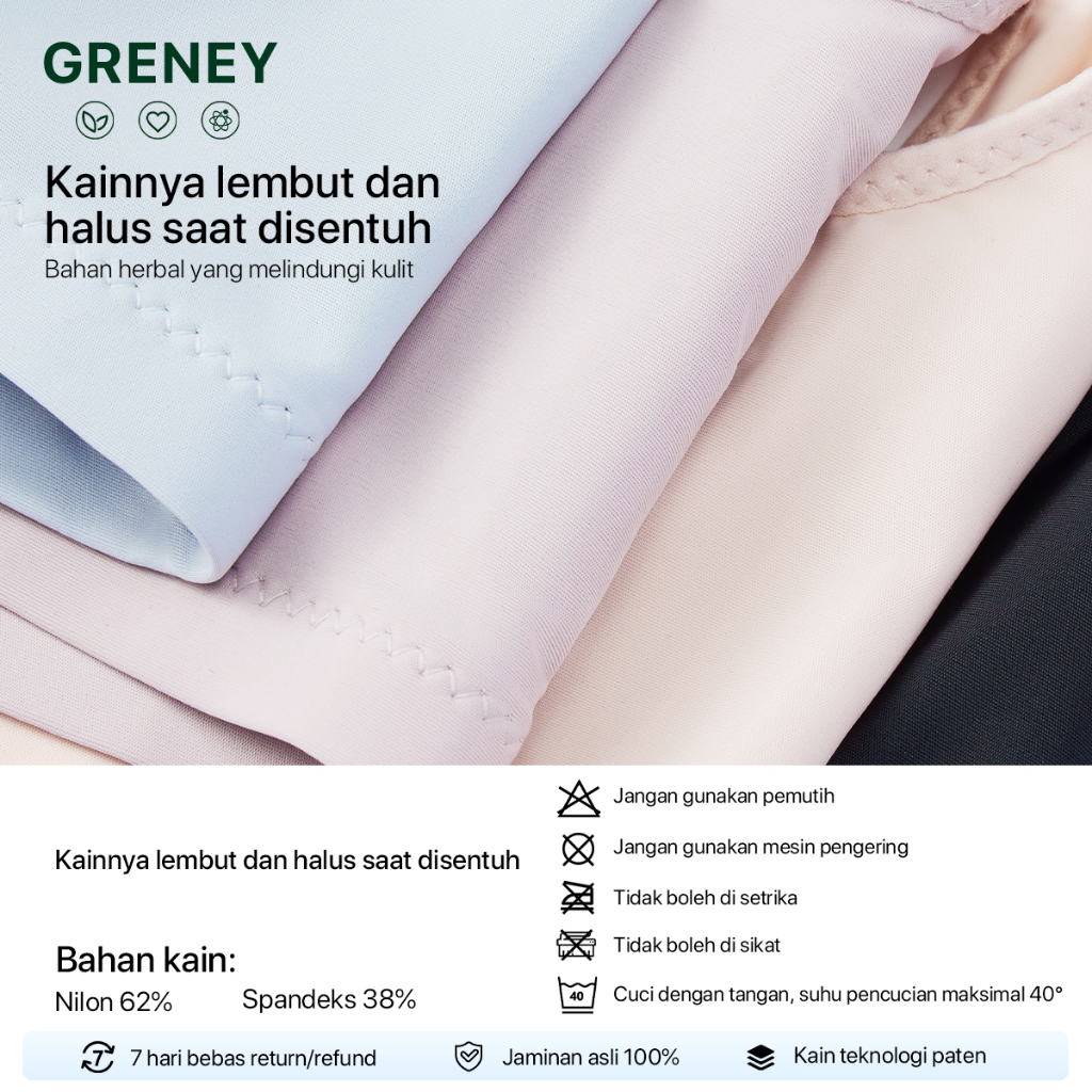 GRENEY-Push Up Tanpa Kawat Bra Wanita Renda Gesper Cup Berventilasi Theme_89615